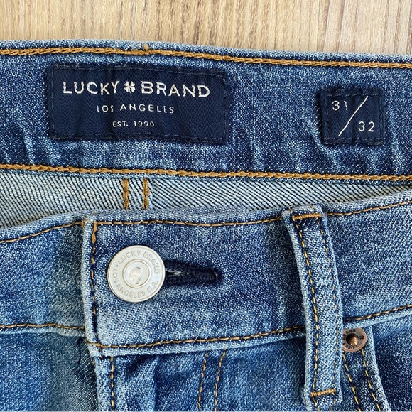 Lucky Brand 110 Slim W31 L 32 EUC medium blue - Picture 2 of 11